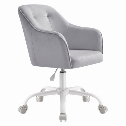 Desk Chair with Armrests, Loads 110 kg, for Home Office, Study, Bedroom, Adjustable Office Chair, Green - image 14