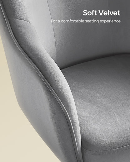 Modern Grey Adjustable Office Chair with Armrest - image 31