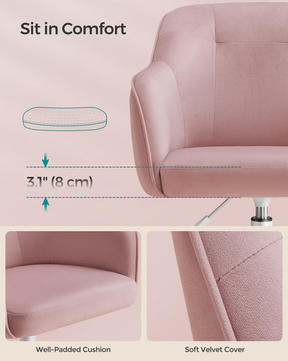 Modern Grey Adjustable Office Chair with Armrest - image 40