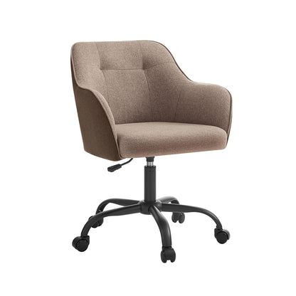 Modern Grey Adjustable Office Chair with Armrest - image 10