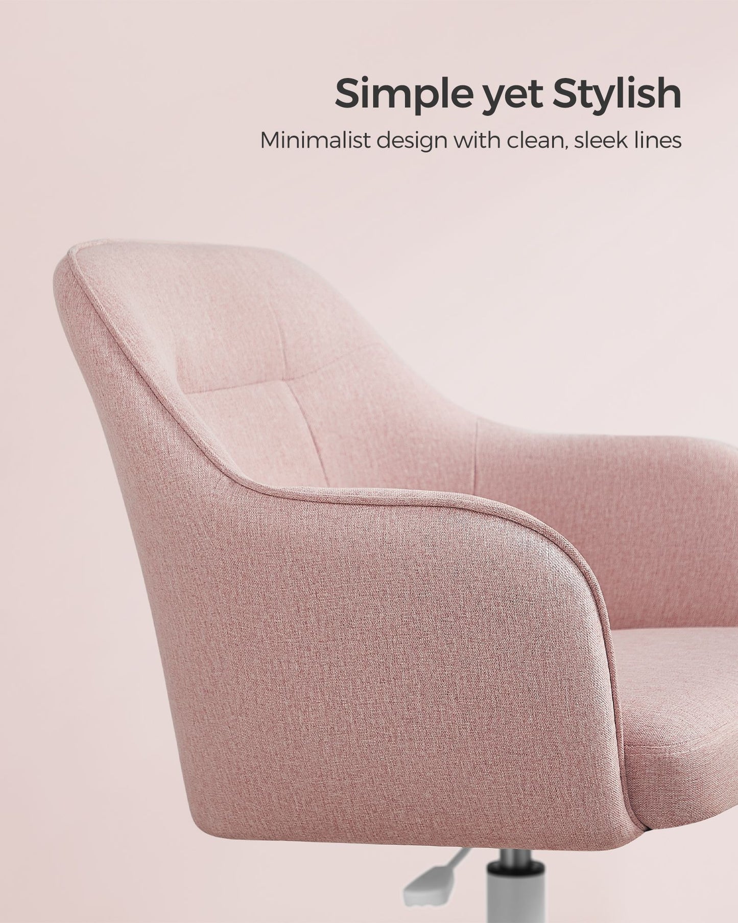 Modern Grey Adjustable Office Chair with Armrest - image 22