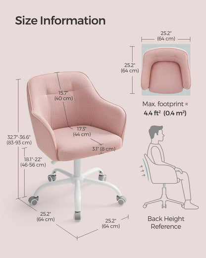 Modern Grey Adjustable Office Chair with Armrest - image 25
