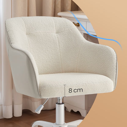 Desk Chair with Armrests, Loads 110 kg, for Home Office, Study, Bedroom, Adjustable Office Chair, Green - image 38