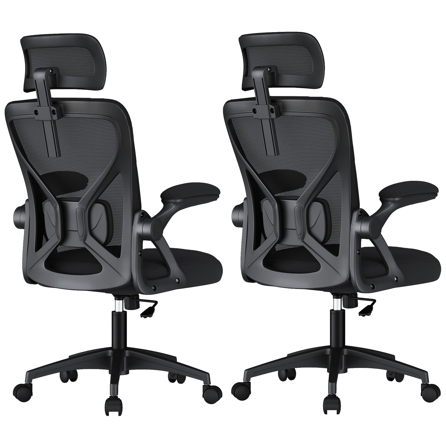 Ergonomic Mesh Office Chairs with Adjustable Lumbar Support and Headrest - image 6