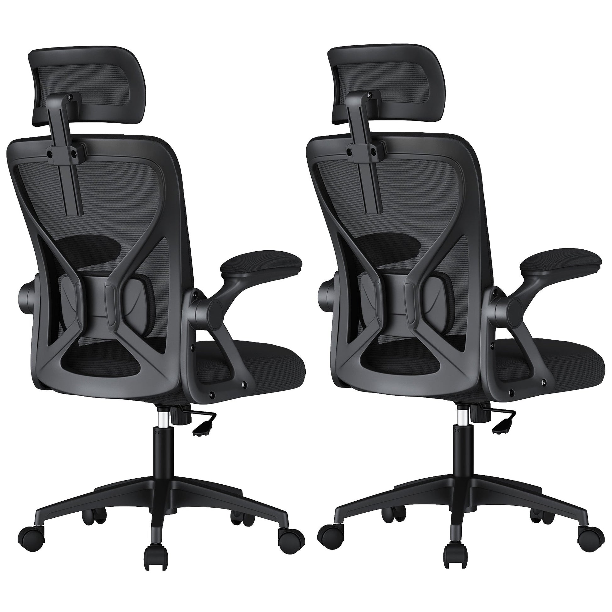 Ergonomic Mesh Office Chairs with Adjustable Lumbar Support and Headrest - image 6