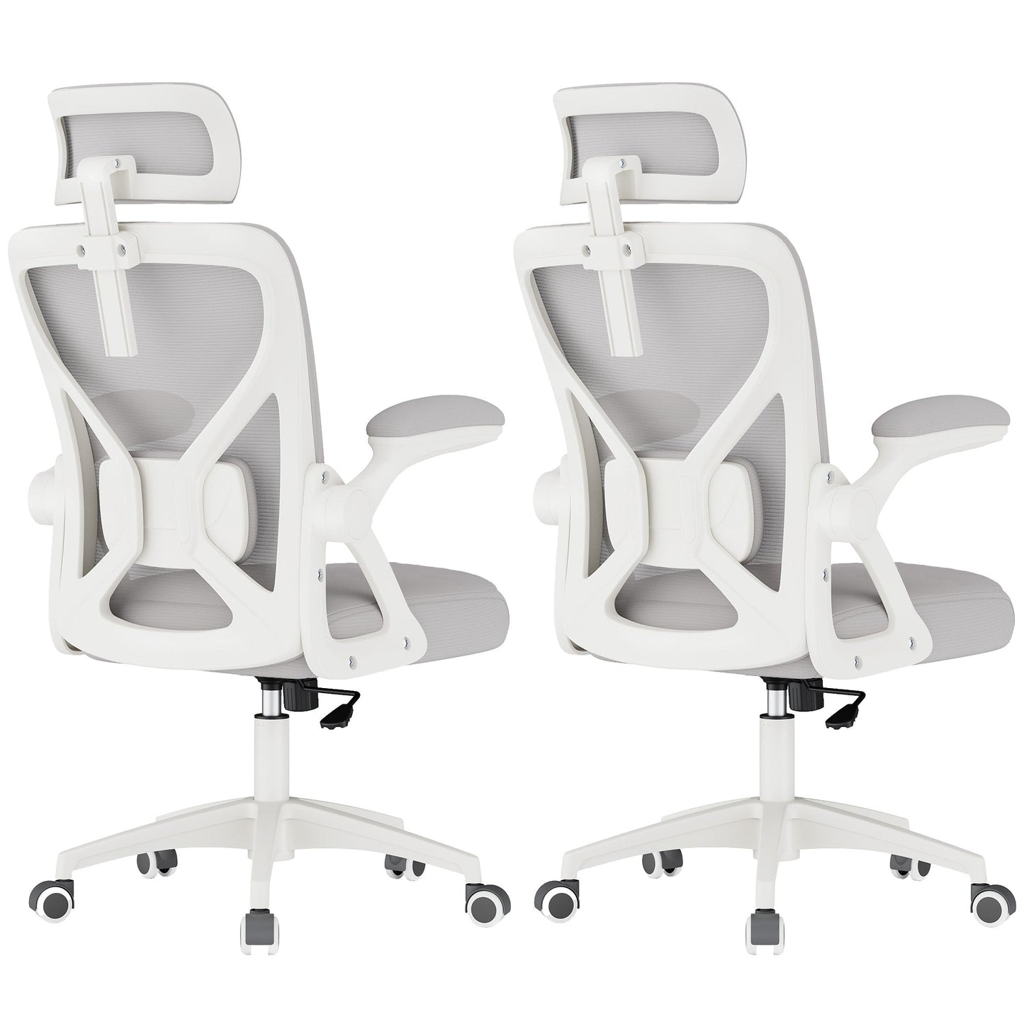 Ergonomic Mesh Office Chairs with Adjustable Lumbar Support and Headrest - image 5