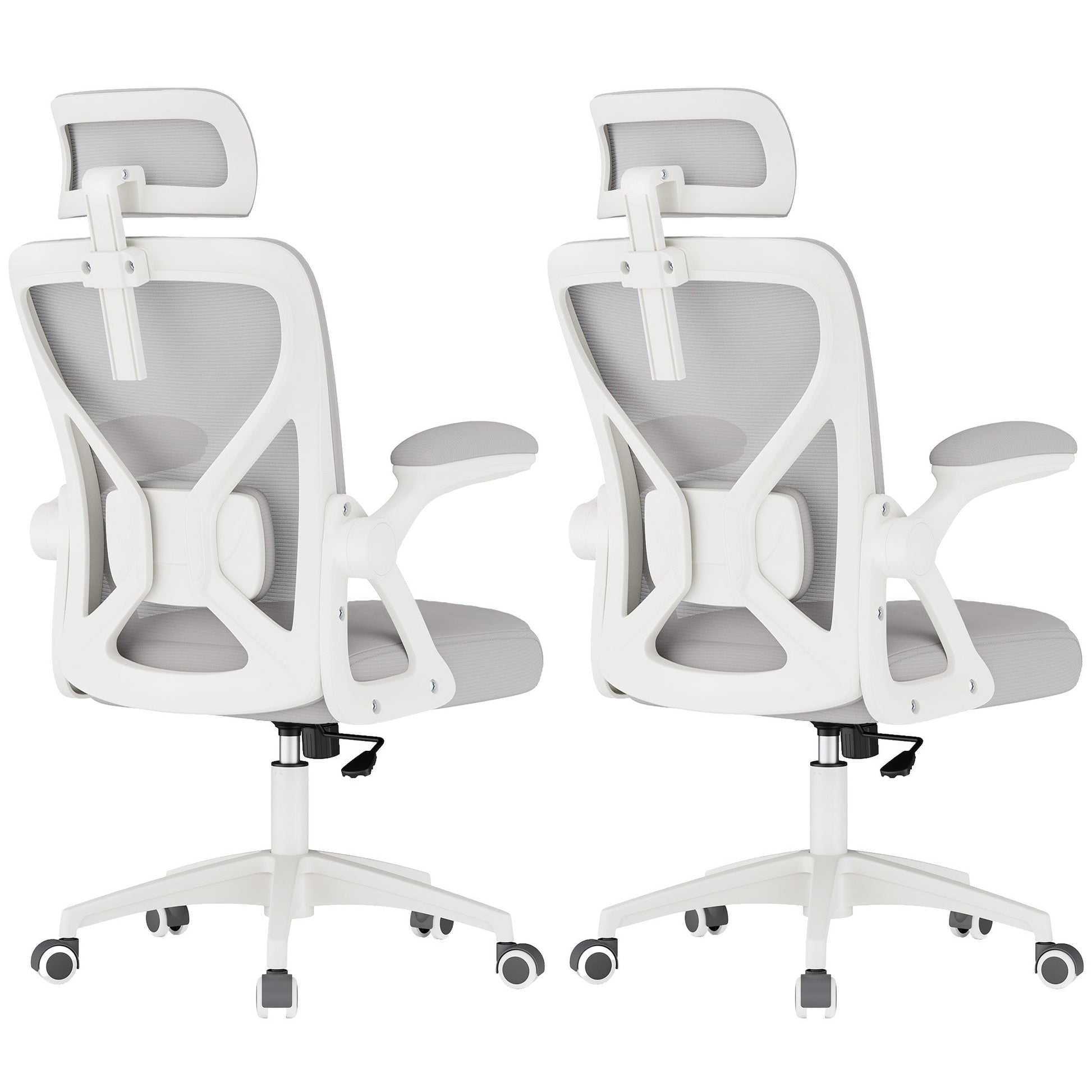 Ergonomic Mesh Office Chairs with Adjustable Lumbar Support and Headrest - image 5