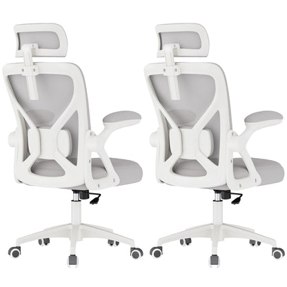 Ergonomic Mesh Office Chairs with Adjustable Lumbar Support and Headrest - image 5