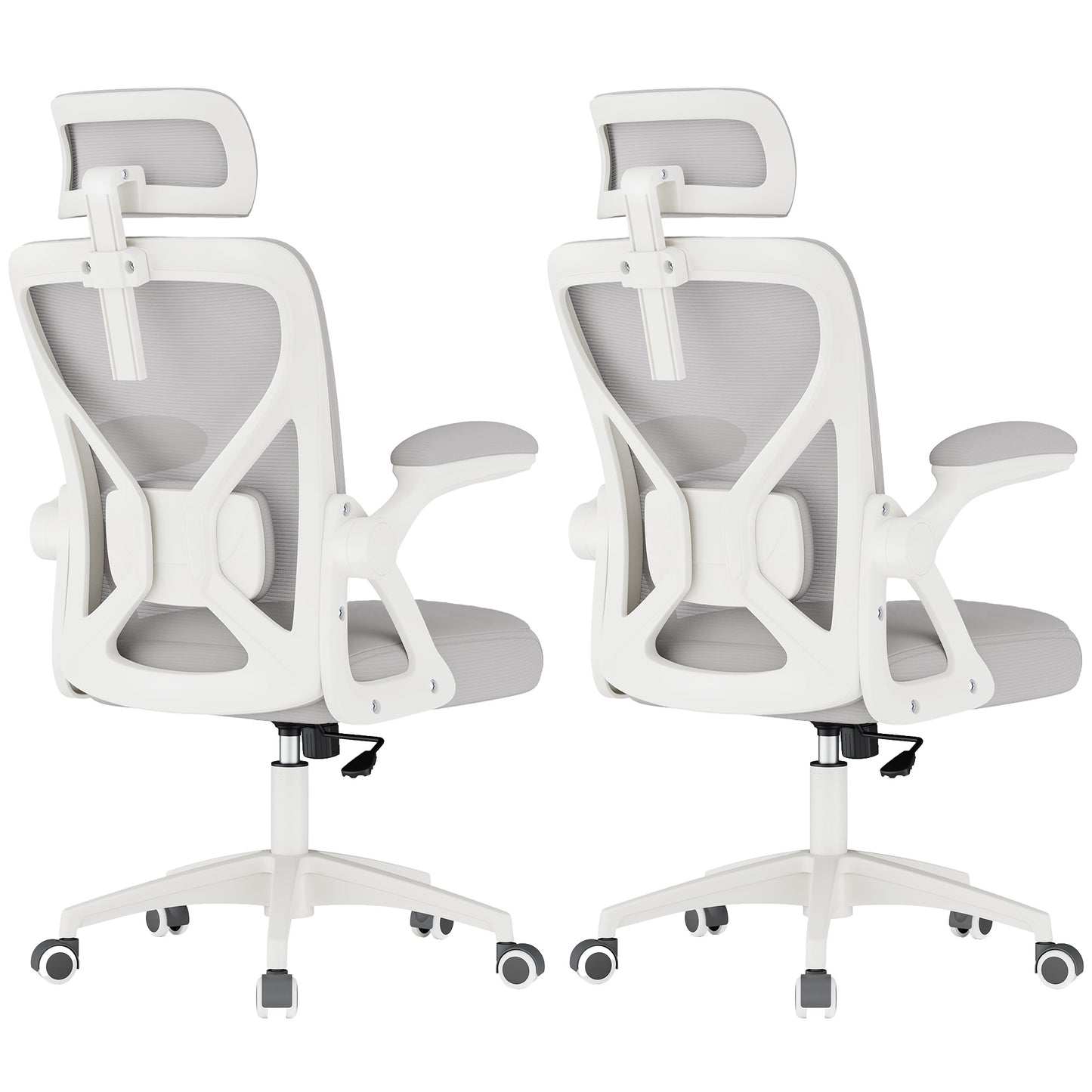 Ergonomic Mesh Office Chairs with Adjustable Lumbar Support and Headrest - image 1