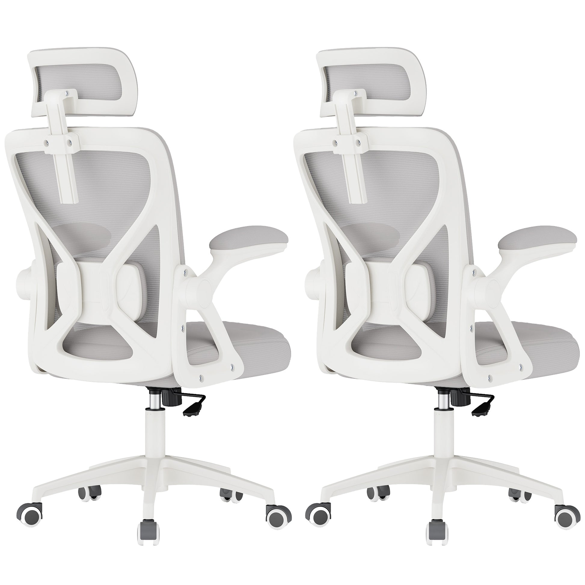 Ergonomic Mesh Office Chairs with Adjustable Lumbar Support and Headrest - image 1