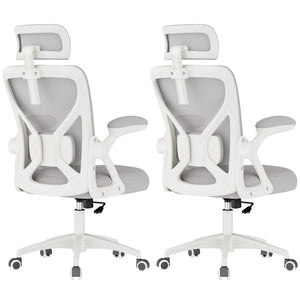 Ergonomic Mesh Office Chairs with Adjustable Lumbar Support and Headrest - image 5