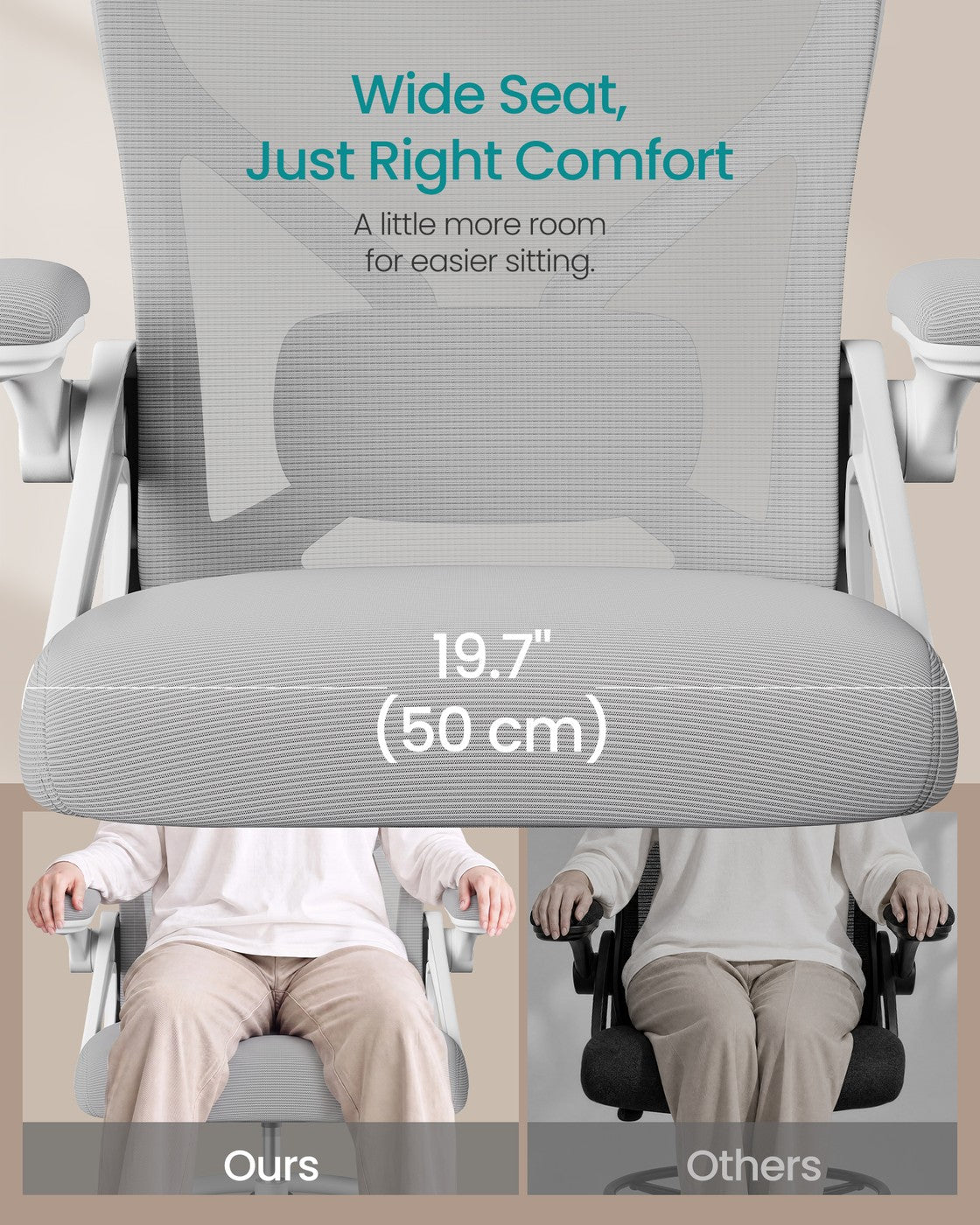 Drafting Chair, Ergonomic Tall Office Chair for Standing Desk, Mesh Back, Adjustable Footring