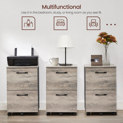 2-Drawer File Cabinet for Home Office