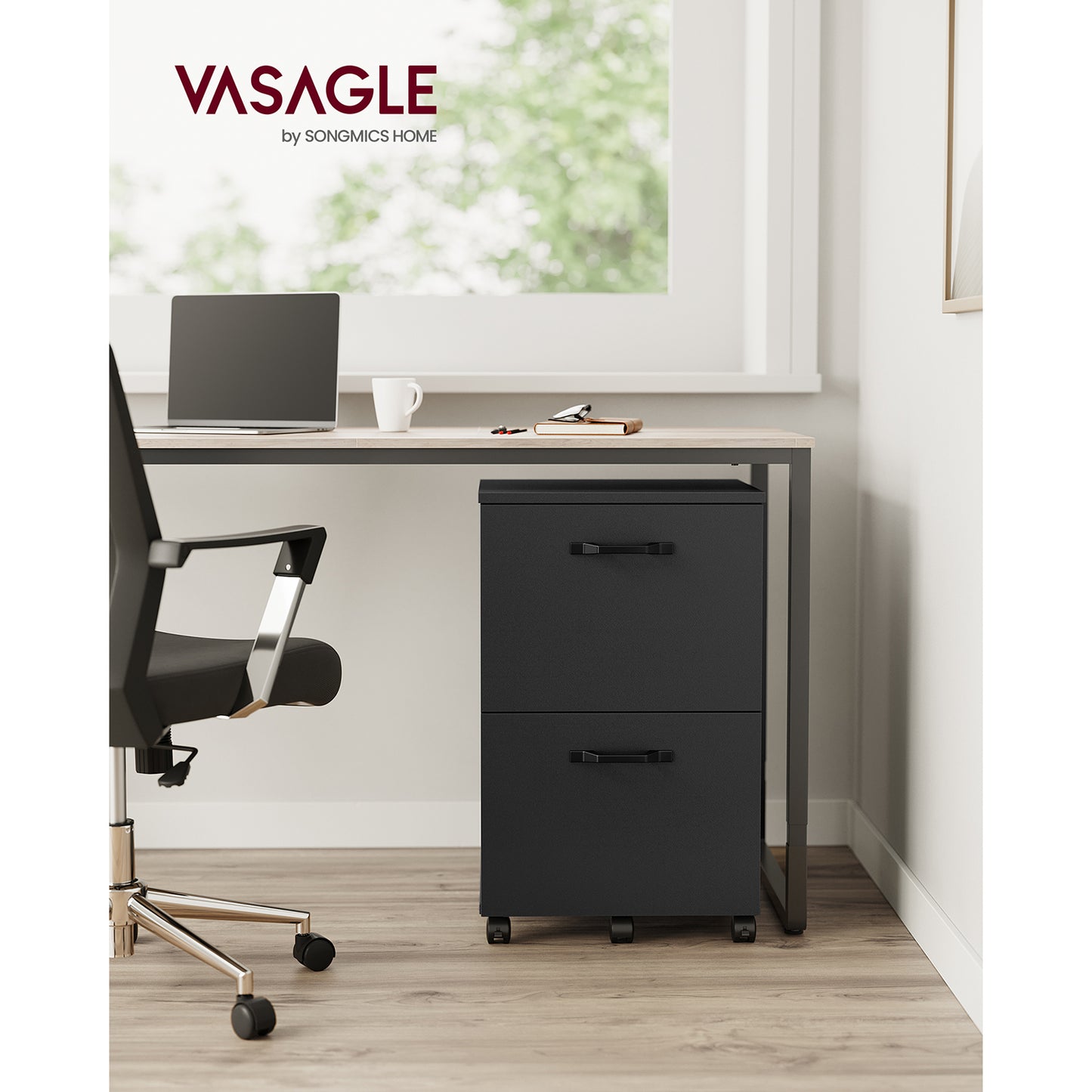 2-Drawer File Cabinet for Home Office