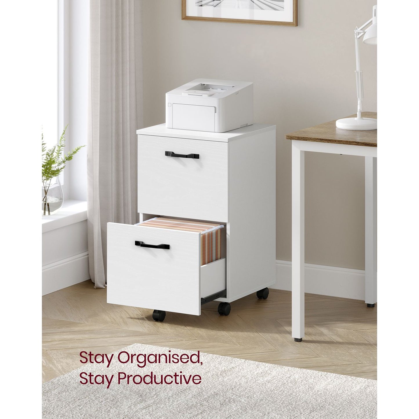 2-Drawer File Cabinet for Home Office