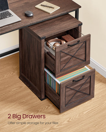 Filing Cabinet with 2 File Drawers - HWLEXTRA 