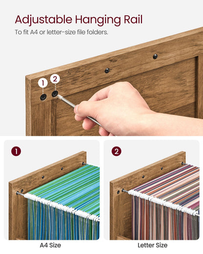 File Cabinet with 2 File Drawers, Fit A4
