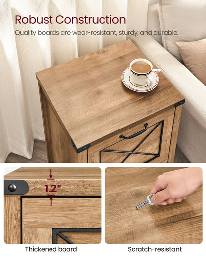 File Cabinet with 2 File Drawers, Fit A4