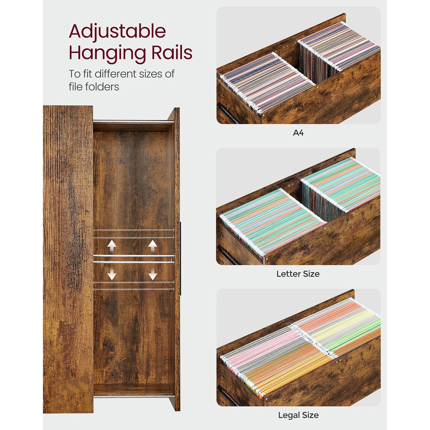 File Cabinet with 2 Drawers
