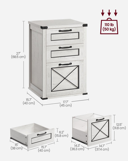 File Cabinet with 3 Drawers, Fit A4
