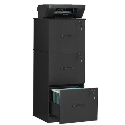 3-Drawer Vertical Lockable file cabinet with drawers - image 20