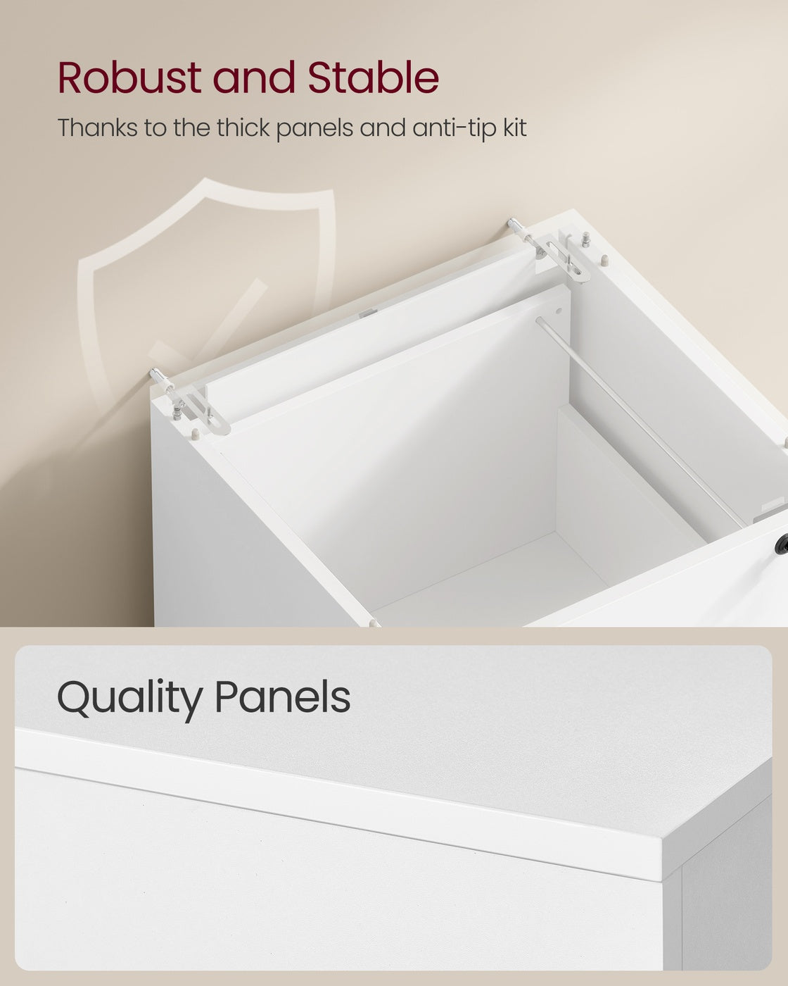 3-Drawer Vertical Lockable file cabinet with drawers - image 18
