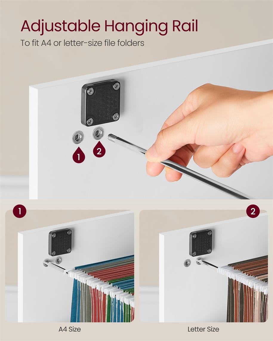 2-Drawer Vertical File Cabinet