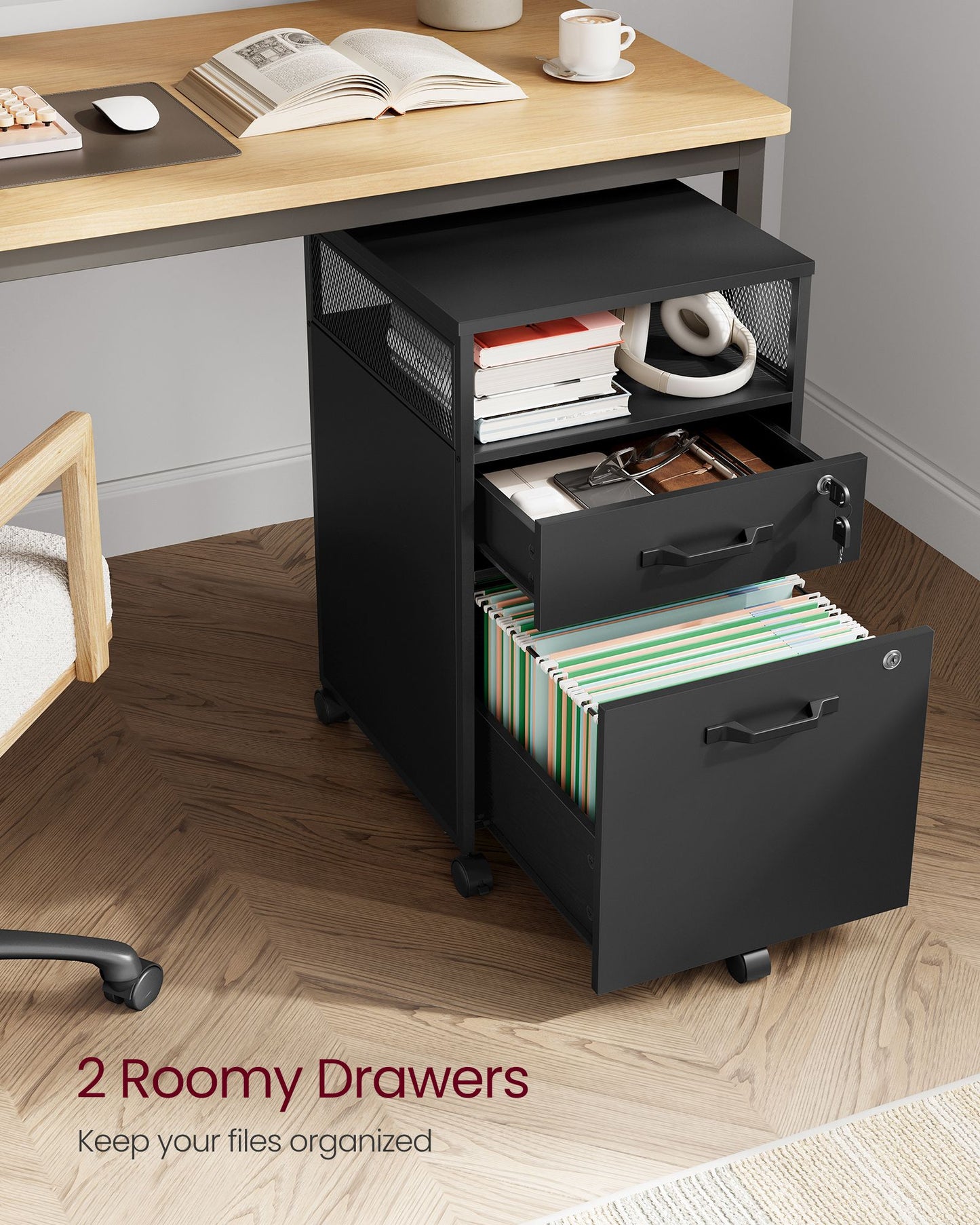 Mobile Filing Cabinet on Wheels