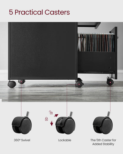 Mobile Filing Cabinet on Wheels
