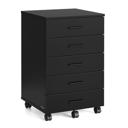 File Cabinet, Mobile Pedestal Filing Cabinet with Wheels, Cloud White - image 14