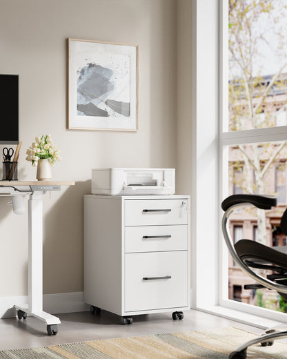 Office Filing Cabinet with Lock - HWLEXTRA 