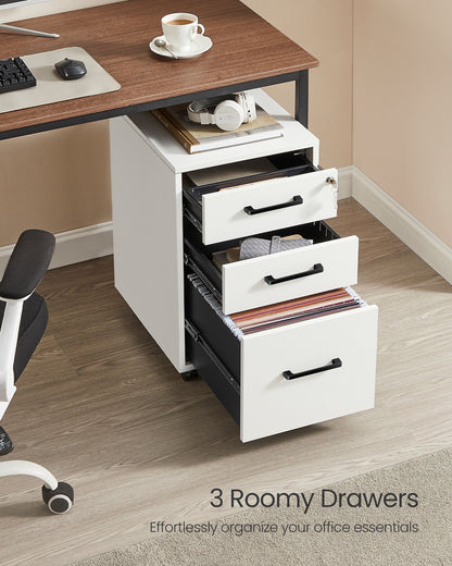Office Filing Cabinet with Lock - HWLEXTRA 