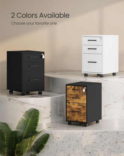 Office Filing Cabinet with Lock - HWLEXTRA 