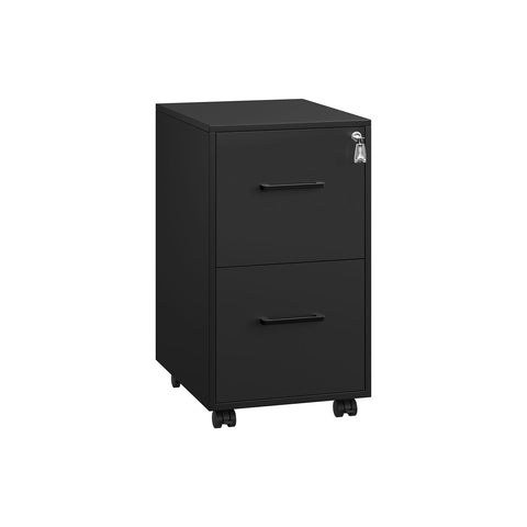Pre-Assembled Except Wheels and Handles, Office Filing Cabinet with Lock