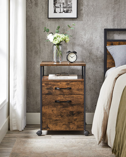 Industrial Style File Cabinet - image 4
