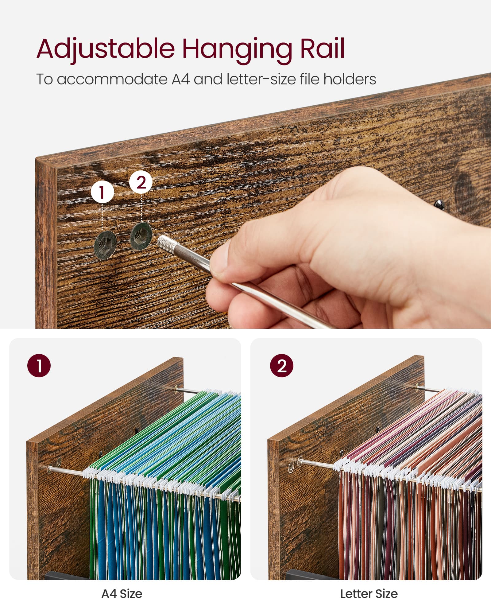 Industrial Style File Cabinet - image 8