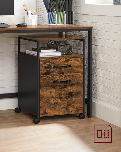 Industrial Style File Cabinet - image 7