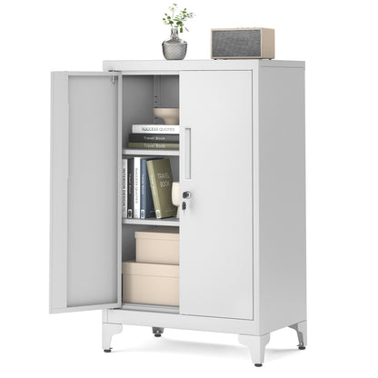 Garage Cabinet, Metal Storage Cabinet with Doors and Shelves - image 9