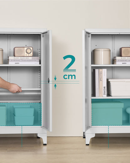 Garage Cabinet, Metal Storage Cabinet with Doors and Shelves - image 11