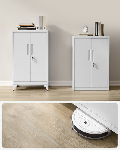 Garage Cabinet, Metal Storage Cabinet with Doors and Shelves - image 12