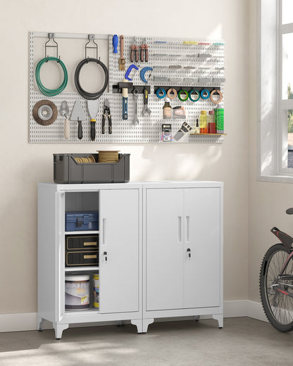 Garage Cabinet, Metal Storage Cabinet with Doors and Shelves - image 13