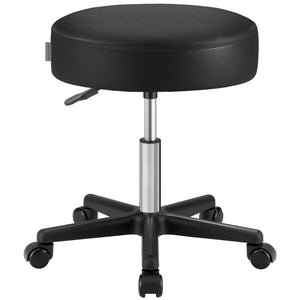 Rolling Stool, Adjustable Swivel Stools Chair, PU Leather - image 8