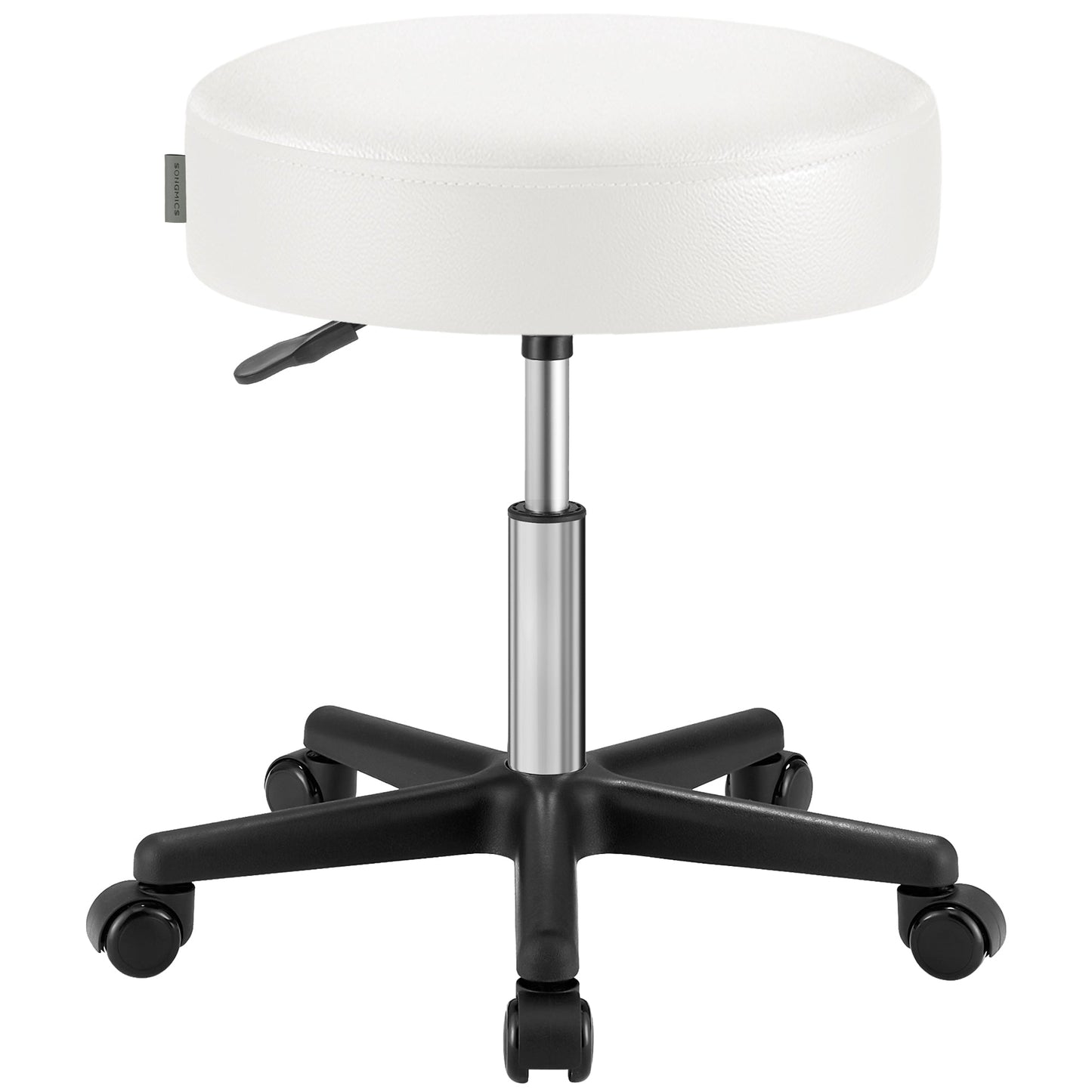 Rolling Stool, Adjustable Swivel Stools Chair, PU Leather - image 9