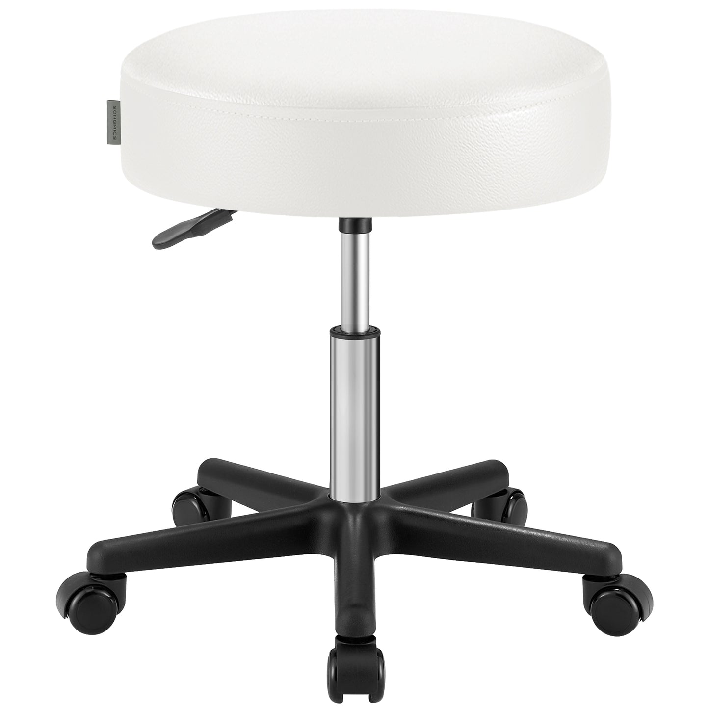 Rolling Stool, Adjustable Swivel Stools Chair, PU Leather - image 7
