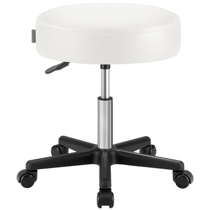 Rolling Stool, Adjustable Swivel Stools Chair, PU Leather - image 7