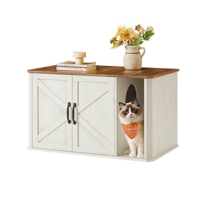 Litter Box Enclosure Modern Cat Litter Box Furniture Hidden