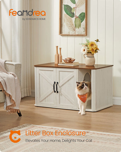 Litter Box Enclosure Modern Cat Litter Box Furniture Hidden