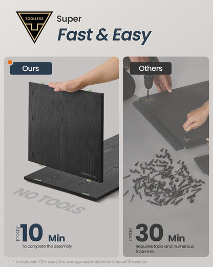 Superfast Toolless Assembly-Cat Litter Box Enclosure for Large Cats