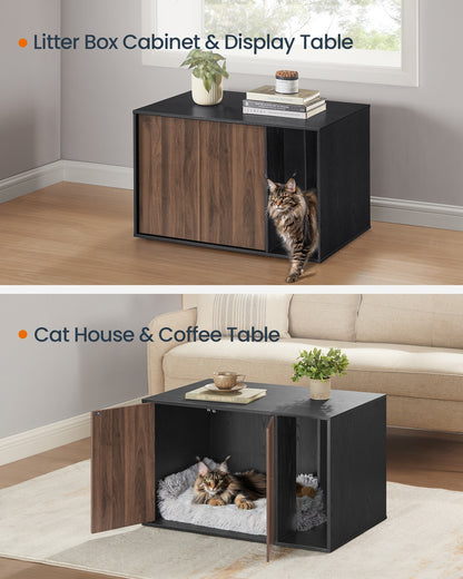 Superfast Toolless Assembly-Cat Litter Box Enclosure for Large Cats