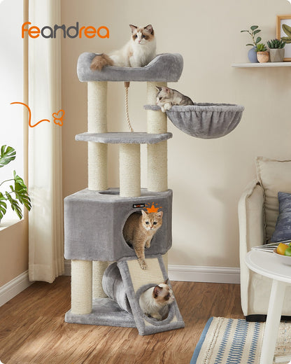 141 cm Cat Condo with Thick Scratching Posts